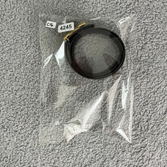 Hermès Constance Gold H Buckle Leather Belt Womens 85 Black Classic Old Money - Picture 6 of 6